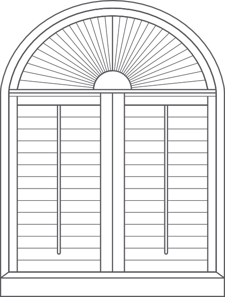 Arched Shaped Shutters Bristol